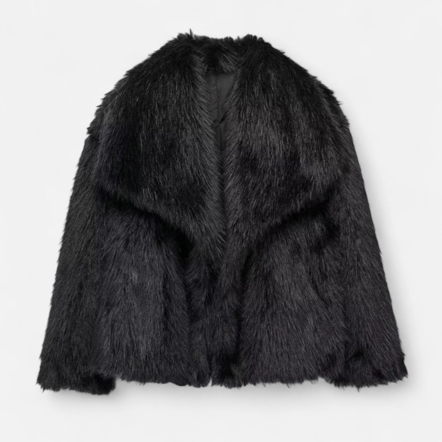 Dames Winterjas Elegant – Warme Fluffy Mantel