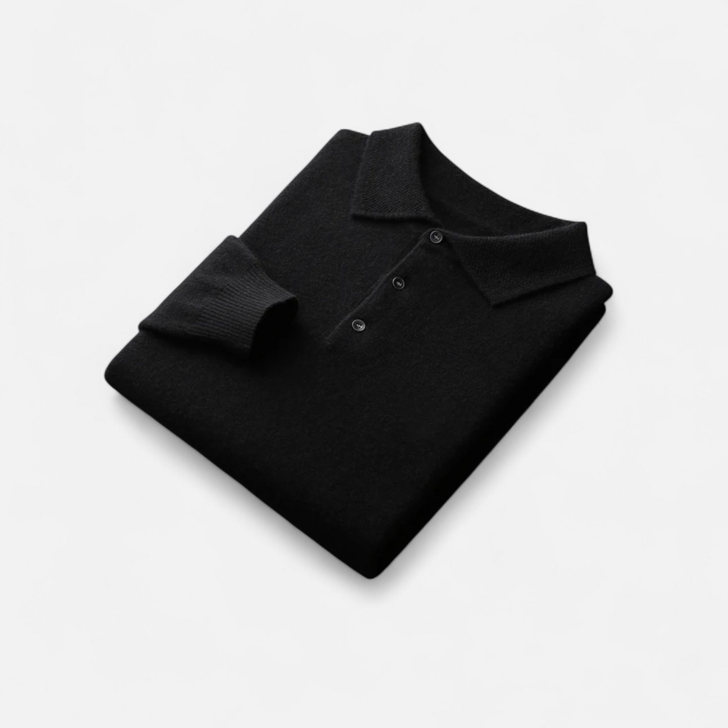 Heren Polo Trui – Lichtgewicht Herentrui Met Polokraag Slim Fit