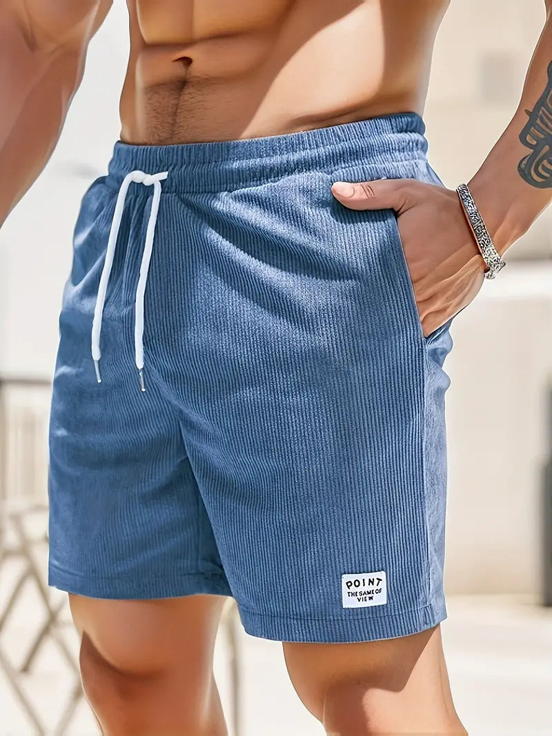 Cruz – Corduroy Zwembroek Heren Zomer Strandbroek Heren Zwemshort Ribstof