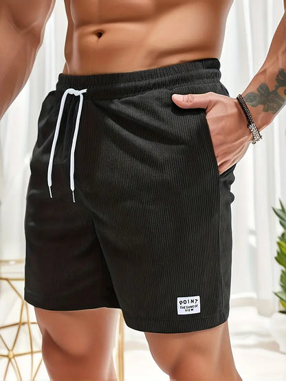 Cruz – Corduroy Zwembroek Heren Zomer Strandbroek Heren Zwemshort Ribstof