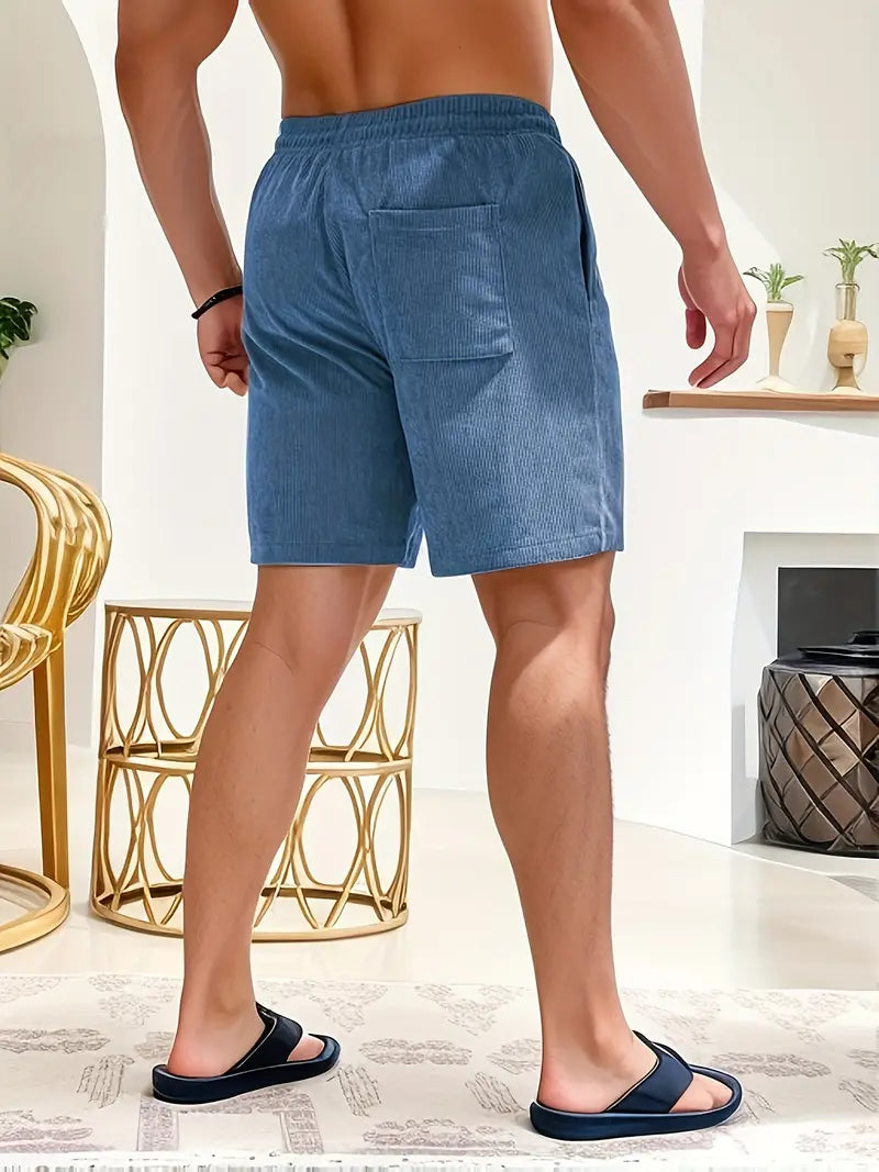 Cruz – Corduroy Zwembroek Heren Zomer Strandbroek Heren Zwemshort Ribstof