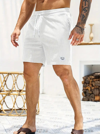 Cruz – Corduroy Zwembroek Heren Zomer Strandbroek Heren Zwemshort Ribstof