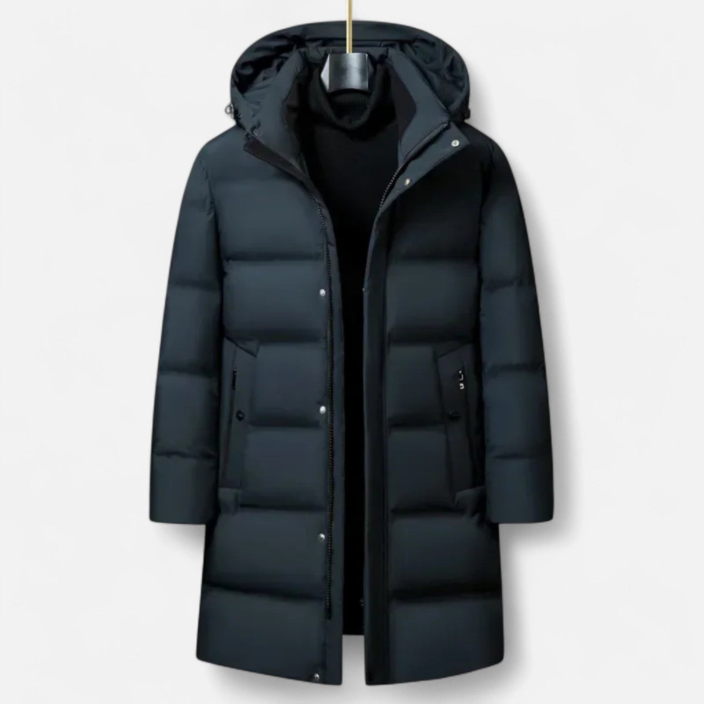Heren Winter Parka – Warme Lange Jas Heren Winter Waterafstotend Winddicht