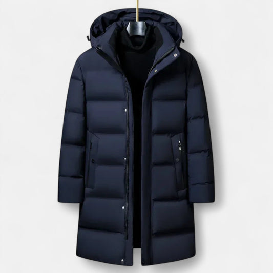 Heren Winter Parka – Warme Lange Jas Heren Winter Waterafstotend Winddicht