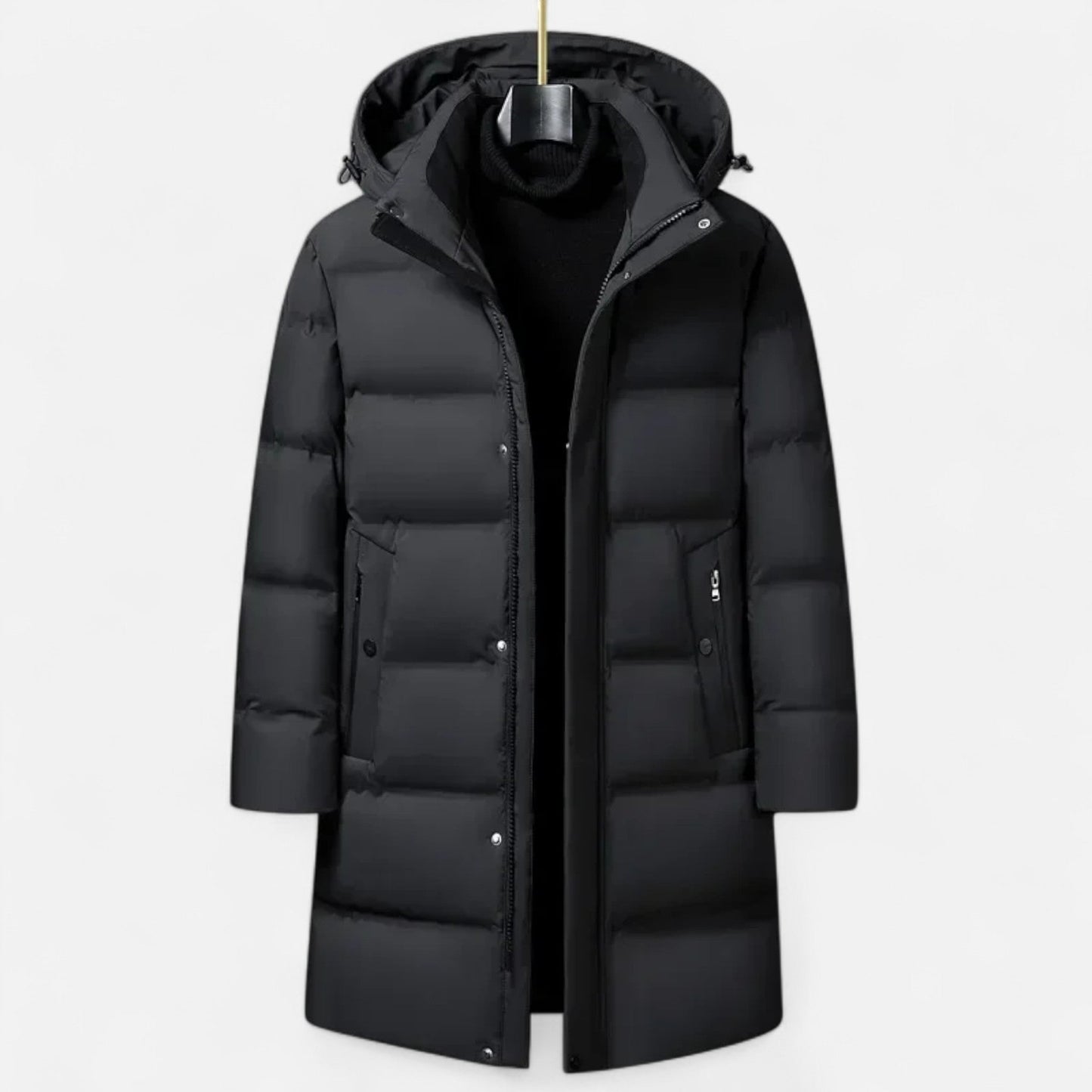 Heren Winter Parka – Warme Lange Jas Heren Winter Waterafstotend Winddicht