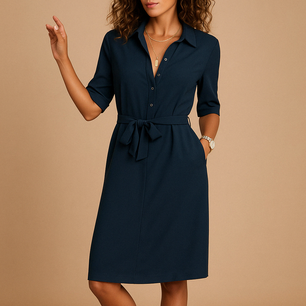 Elise jurk dames – elegante jurk met moderne snit en tijdloze uitstraling