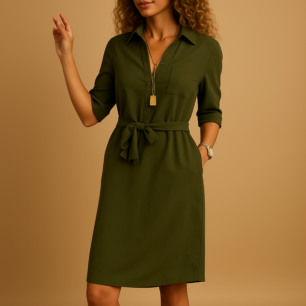Elise jurk dames – elegante jurk met moderne snit en tijdloze uitstraling