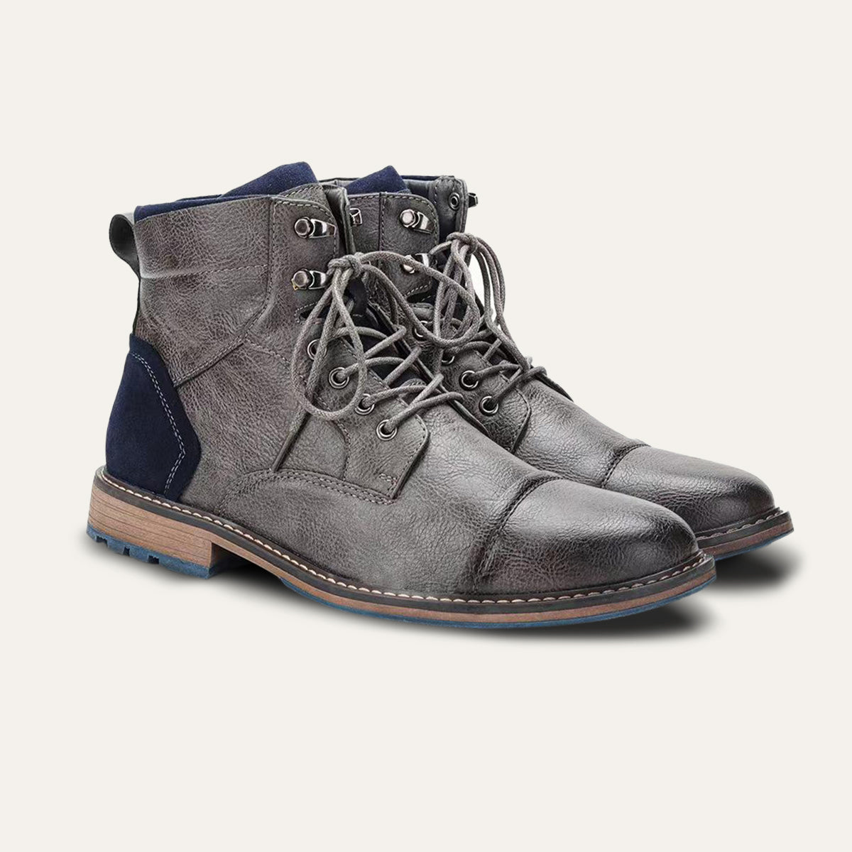 Gravon – Heren Enkelboots Vintage Look en Weerbestendig Design