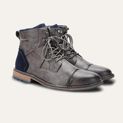 Gravon – Heren Enkelboots Vintage Look en Weerbestendig Design