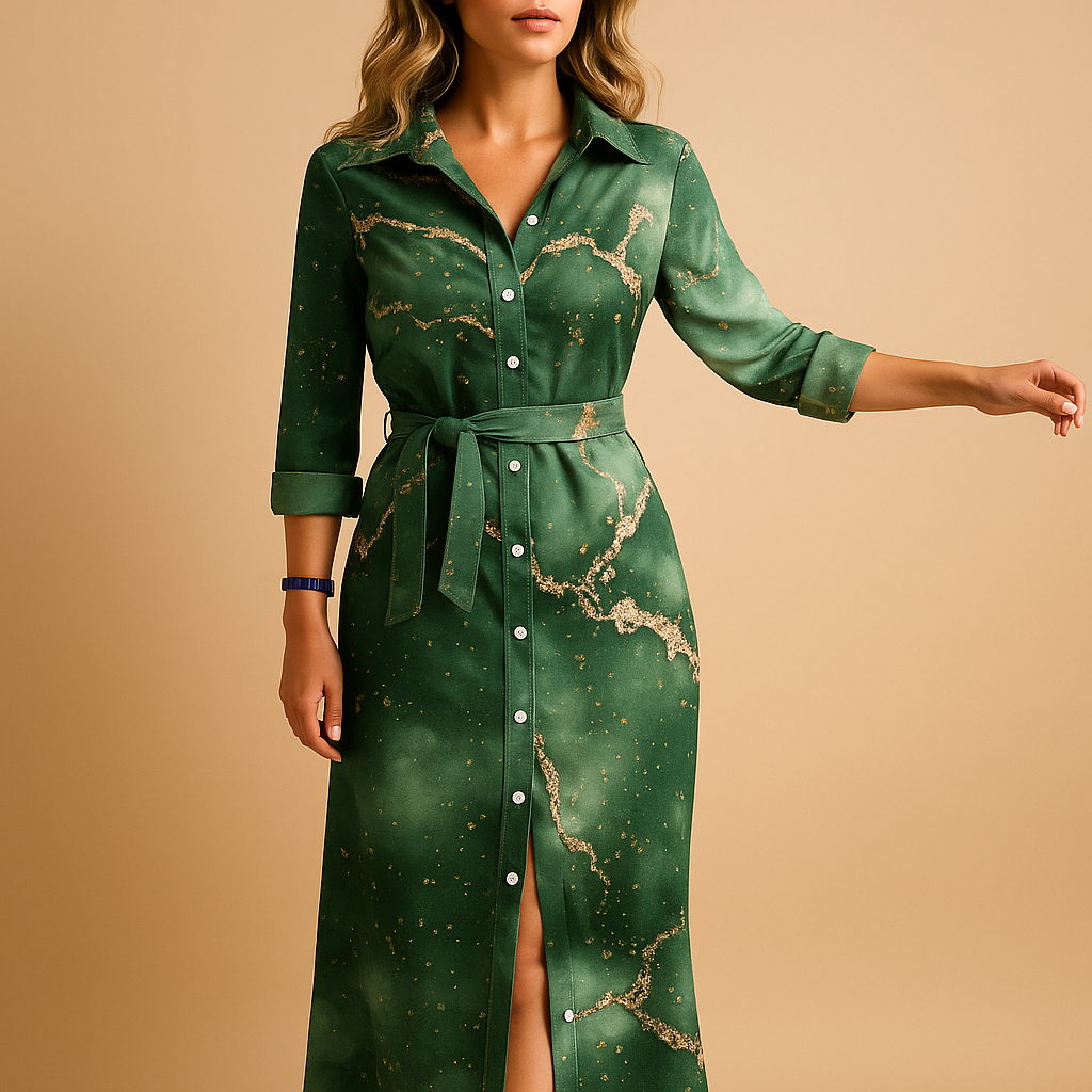 Mira jurk dames – lange zomerjurk met luchtige pasvorm en elegante uitstraling