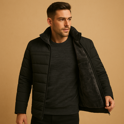 Thijs Fleece Jas – Warmte en gemak in een moderne jas