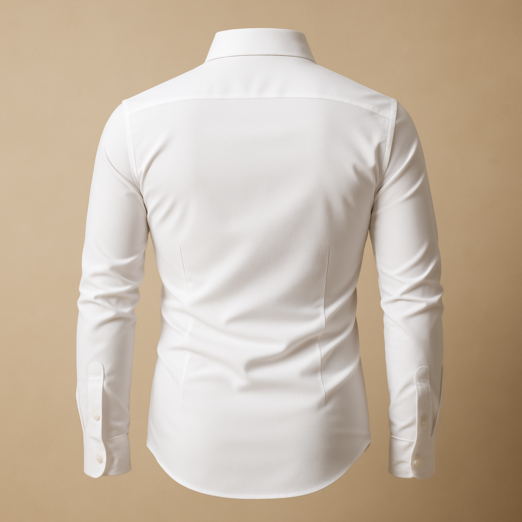 Heren Overhemd Lange Mouw Slim Fit Casual Zakelijk