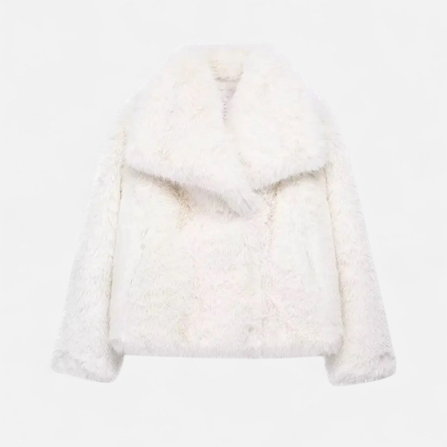 Dames Winterjas Elegant – Warme Fluffy Mantel